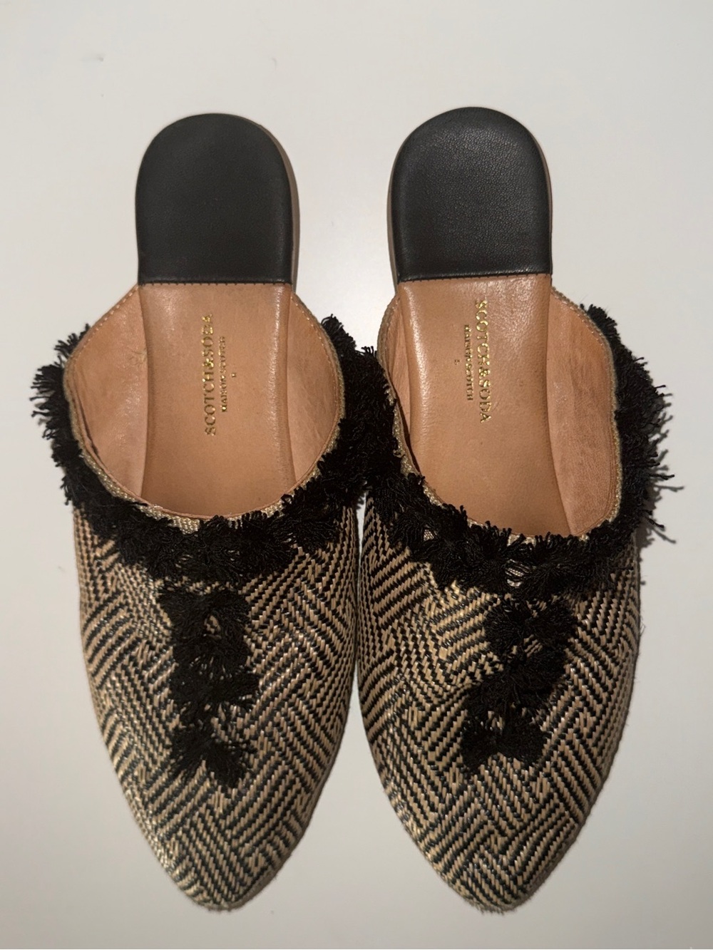 Maison Scotch Mules- Sz 40
